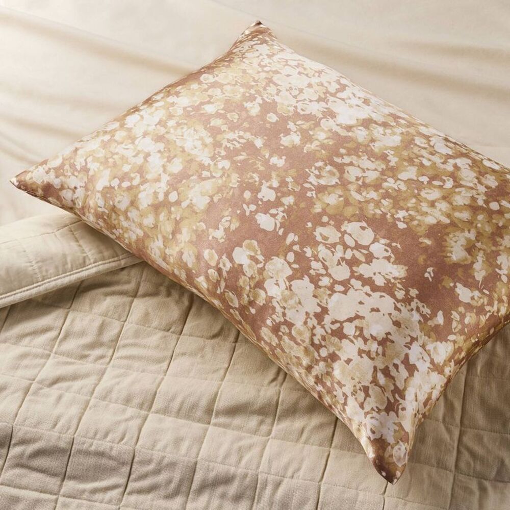 Casaluna - Standard Solid Silk Pillowcase Blush Pink Impressi Pink